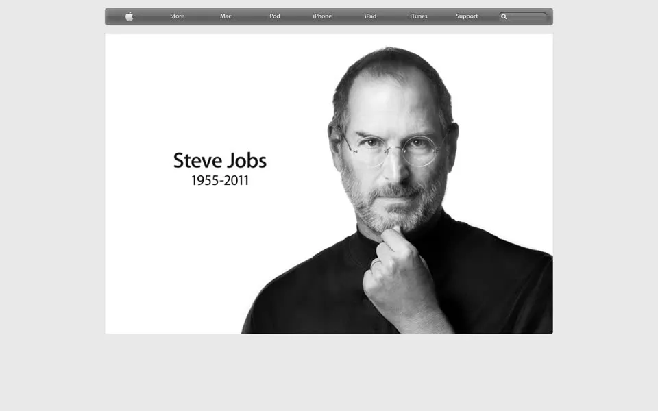 apple.com homepage in 2011