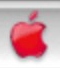 Apple logo on the 2000 apple.com homepage: red Aqua apple in the nav tab