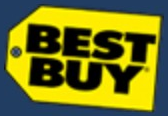 Best Buy logo on the 2012 bestbuy.com homepage: Same yellow tag, now on a dark navy header