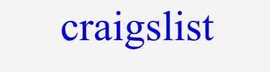 Craigslist logo on the 2008 craigslist.org homepage: regular blue serif wordmark, no underline, centred over the left rail