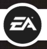 Electronic Arts logo on the 2011 ea.com homepage: The roundel loses its shine and gains a white outline.