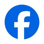 Facebook logo on the 2026 facebook.com homepage: the wordmark steps back: only the round blue "f" icon is left in the corner