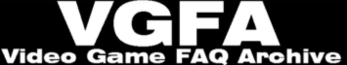 GameFAQs logo on the 1996 gamefaqs.com homepage: White VGFA initials with the archive name underneath.