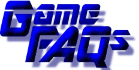 GameFAQs logo on the 2000 gamefaqs.com homepage: Stacked blue letters replace the archive initials.