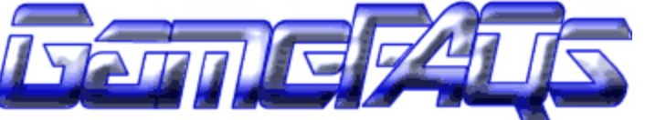 GameFAQs logo on the 2001 gamefaqs.com homepage: The name becomes one wide silver and blue wordmark.