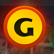 GameSpot logo on the 2013 gamespot.com homepage: A glowing G symbol replaces the full name in the header.