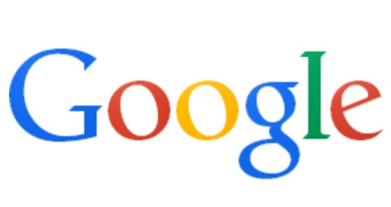 Google logo on the 2014 google.com homepage: fully flat: bevel and shadow removed, same serif letters