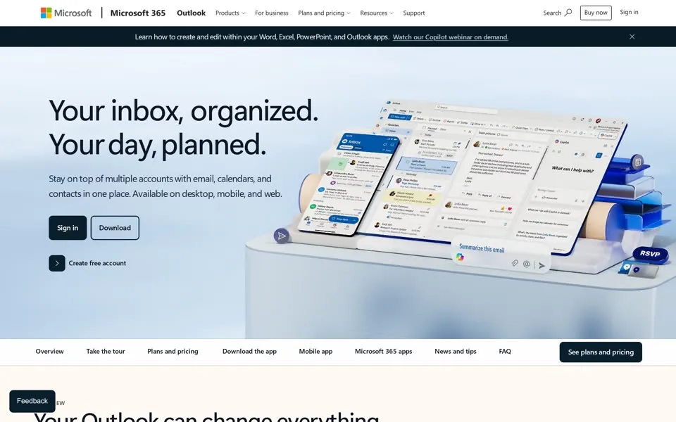 hotmail.com homepage in 2026