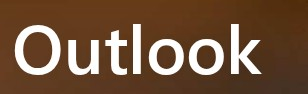 Hotmail logo on the 2021 hotmail.com homepage: The Outlook wordmark becomes heavier and white.