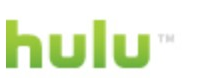 Hulu logo on the 2009 hulu.com homepage: light-green wordmark with a TM mark and soft gradient (first seen on the 2008 beta page)
