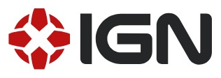 IGN logo on the 2018 ign.com homepage: The wordmark turns black while the compass remains red.