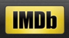 IMDb logo on the 2012 imdb.com homepage: glossy yellow IMDb on the dark bar