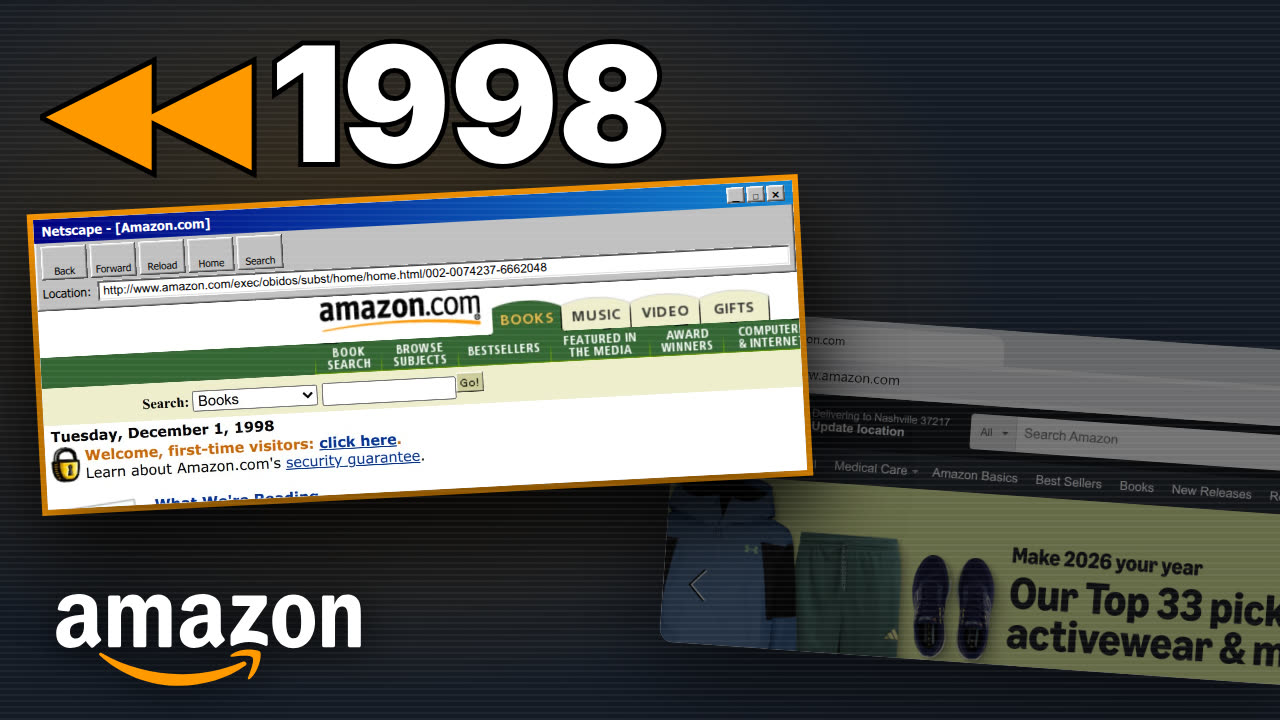 Amazon homepage captures