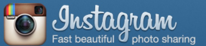 Instagram logo on the 2012 instagram.com homepage: camera icon with a rainbow stripe and an embossed script 'Instagram' wordmark