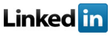 LinkedIn logo on the 2005 linkedin.com homepage: black 'Linked' + glossy blue 'in' box