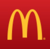 McDonald’s logo on the 2015 mcdonalds.com homepage: The slogan disappears, leaving only the Golden Arches