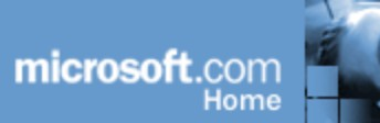 Microsoft logo on the 1998 microsoft.com homepage: microsoft.com Home banner