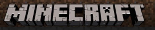 Minecraft logo on the 2012 minecraft.net homepage: Cracked stone letters with a Creeper face in the A