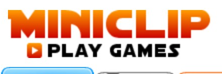 Miniclip logo on the 2012 miniclip.com homepage: Adds a play icon beside the Play Games tagline