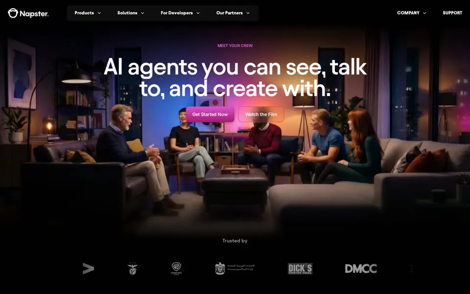 napster.com homepage in 2026