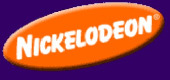 Nickelodeon logo on the 1999 nick.com homepage: The orange shape becomes a blimp.