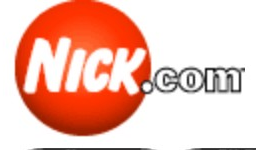 Nickelodeon logo on the 2001 nick.com homepage: Nick.com replaces the full name beside a shaded orange ball.