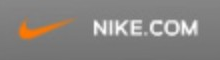 Nike logo on the 2012 nike.com homepage: NIKE.COM joins the orange Swoosh