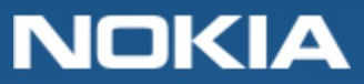 Nokia logo on the 2012 nokia.com homepage: The wordmark drops the Connecting People slogan.