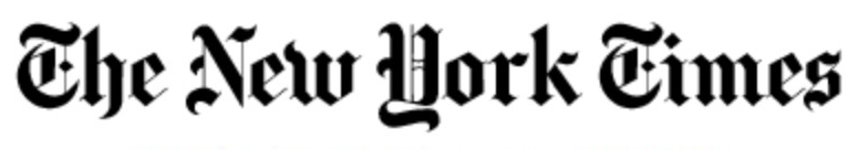 The New York Times logo on the 2006 nytimes.com homepage: the same blackletter wordmark, redrawn cleaner, 'On the Web' tagline dropped