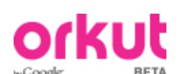 Orkut logo on the 2011 orkut.com homepage: Bold magenta letters replace the thin wordmark