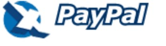 PayPal logo on the 2000 paypal.com homepage: blue-and-white X symbol beside an italic PayPal wordmark