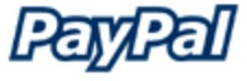 PayPal logo on the 2001 paypal.com homepage: X symbol gone: bold italic blue wordmark with a light outline