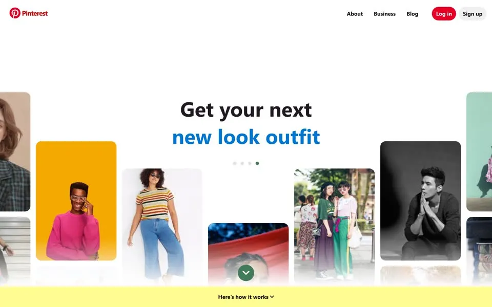 pinterest.com homepage in 2023
