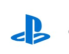 PlayStation logo on the 2019 playstation.com homepage: PS symbol turns blue