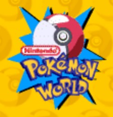 Pokémon logo on the 2000 pokemon.com homepage: Pokémon World with a Poké Ball and Nintendo label
