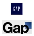 Gap's familiar blue box and its short-lived 2010 replacement