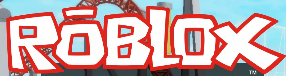 Roblox logo on the 2016 roblox.com homepage: Sharper letters lose the dark shadow