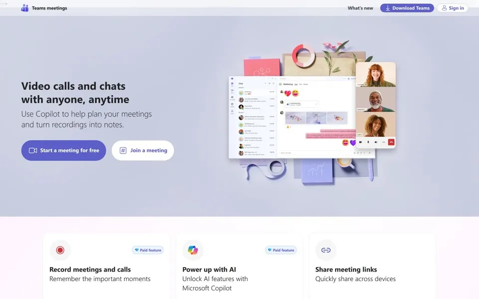 skype.com homepage in 2026