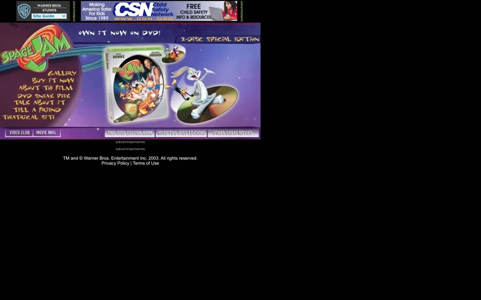 spacejam.com homepage in 2006
