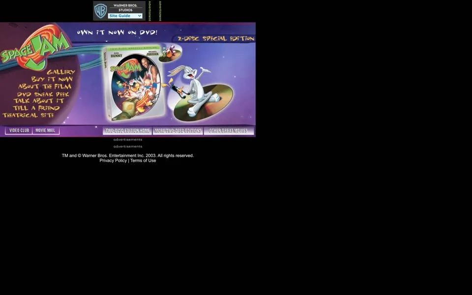 spacejam.com homepage in 2011