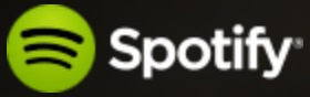 Spotify logo on the 2013 spotify.com homepage: green square becomes a circle with sound waves, wordmark in clean sans