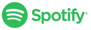 Spotify logo on the 2015 spotify.com homepage: brighter, more saturated green, same circle shape