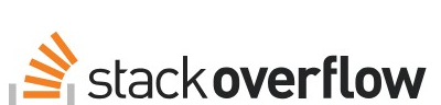 Stack Overflow logo on the 2016 stackoverflow.com homepage: flat orange stack icon, darker bolder wordmark (gradient and blur gone)
