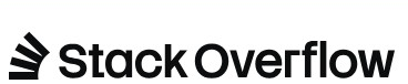 Stack Overflow logo on the 2026 stackoverflow.com homepage: all-black icon and a capitalised 'Stack Overflow' wordmark