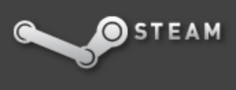 Steam logo on the 2006 steampowered.com homepage: The engine linkage gains grey shading and a tighter wordmark.
