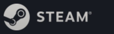 Steam logo on the 2017 steampowered.com homepage: The engine linkage moves inside a circle beside a bolder wordmark.