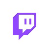 Twitch logo on the 2020 twitch.tv homepage: lighter purple Glitch after the September 2019 rebrand