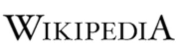 Wikipedia logo on the 2006 wikipedia.org homepage: portal shows the wordmark alone above the globe picture