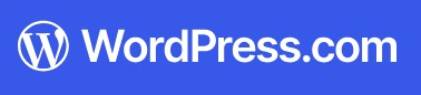 WordPress.com logo on the 2024 wordpress.com homepage: Lighter, tighter lettering sits beside a smaller W emblem.